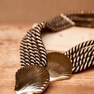 Sezane Carol Belt size small Shell Gold